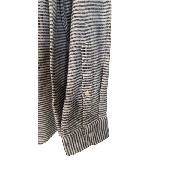 NWT Hurley Small Mens Striped Organic Cotton Flannel Shirt - Picture 7 of 16